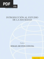 Introducción al Estudio de la Sociedad, Ismael Bustos Concha
