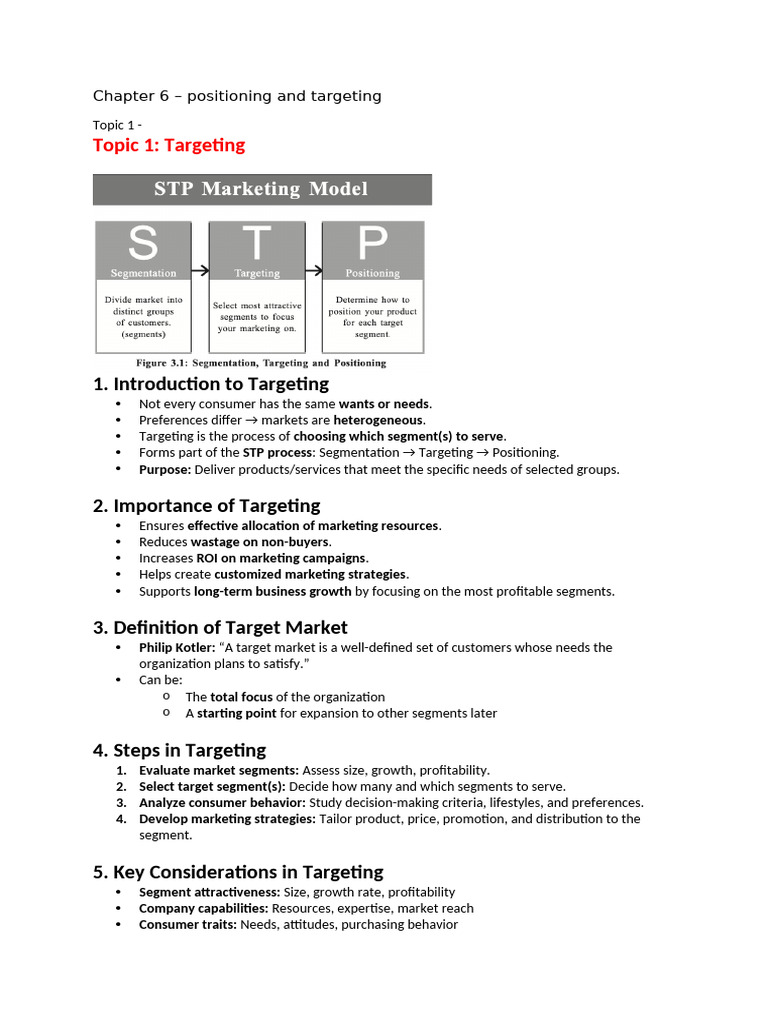 Targeting and Positioning Strategies | PDF | Marketing | Brand