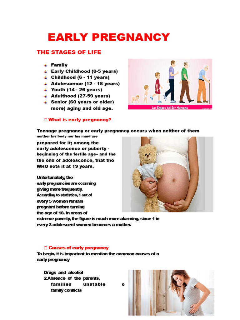 Understanding Early Pregnancy Risks | PDF | Pregnancy | Mary, Mother Of ...