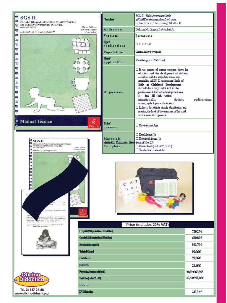 SGS-II-Scale for Evaluating Competencies in Child Development | PDF ...
