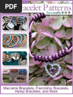 20 Bracelet Patterns Macram Bracelets Friendship Bracelets Hemp Bracelets and More Ebook