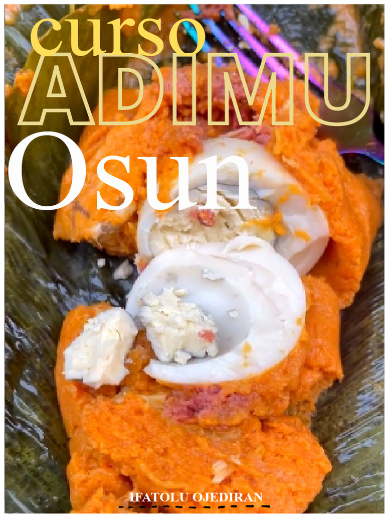 Curso de Adimu: Ofrendas a Osun | PDF | Fritura | Amor