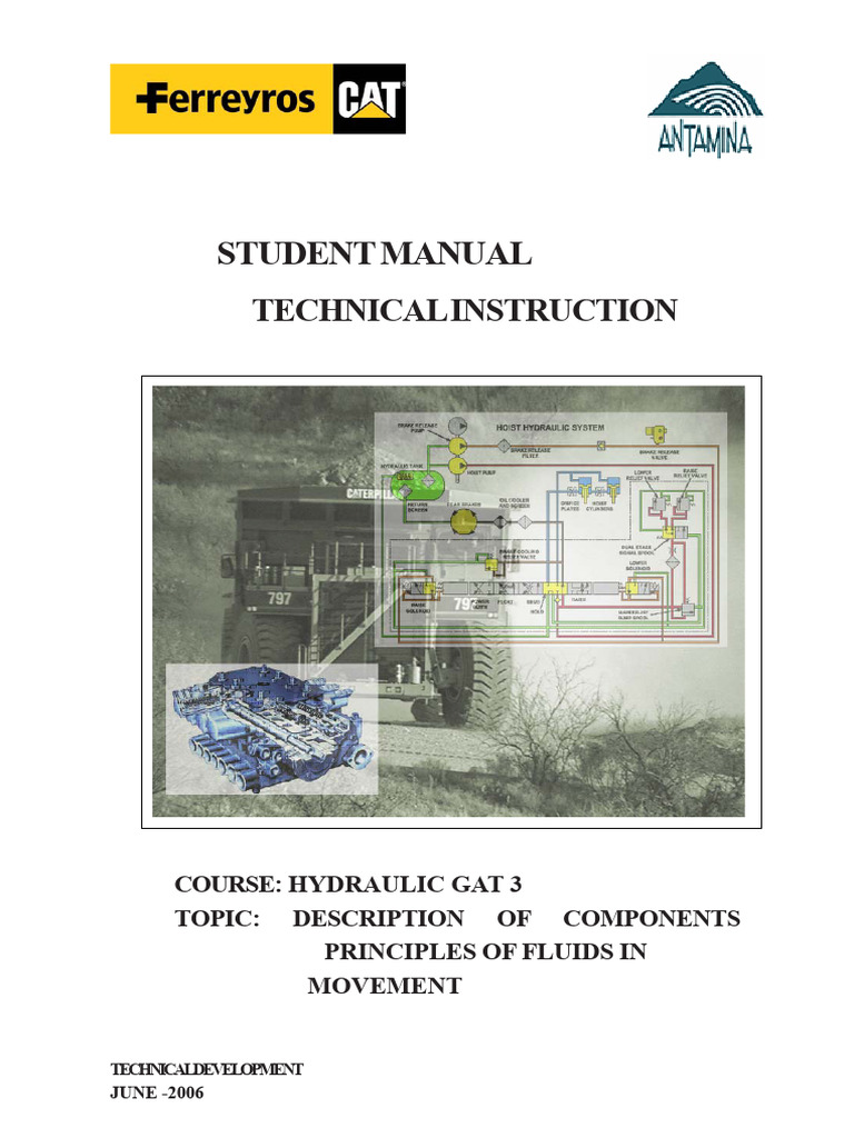 Hydraulic Components & Principles Manual | PDF | Valve | Pump