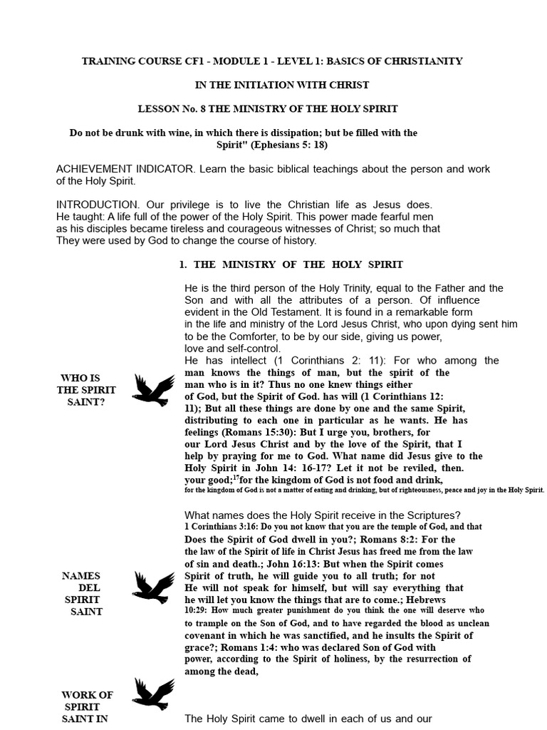 Understanding the Holy Spirit's Role | PDF | Jesus | Holy Spirit