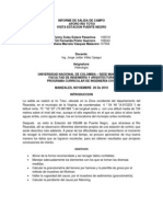 Informe de Salida de Campo - Hidrologia