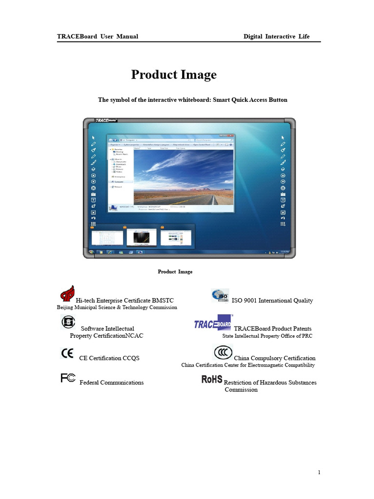 TRACEBoard User Manual Overview | PDF | Button (Computing) | Icon ...