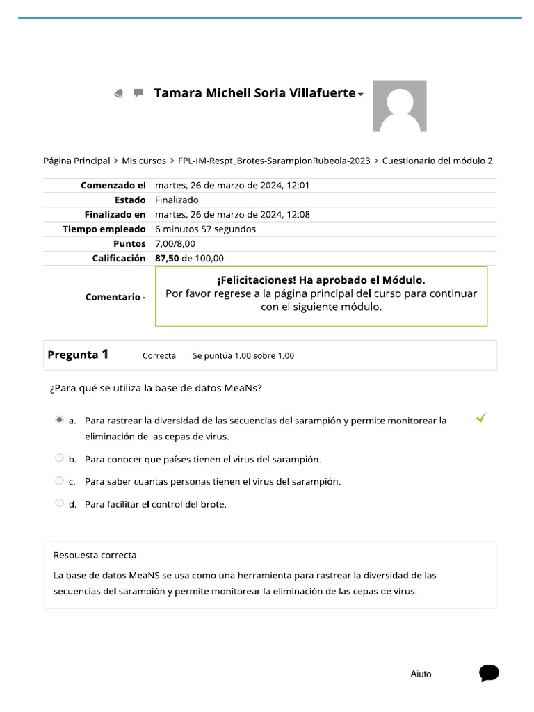 Questionario Del Modulo 2 - Revisione Del Tentativo | PDF