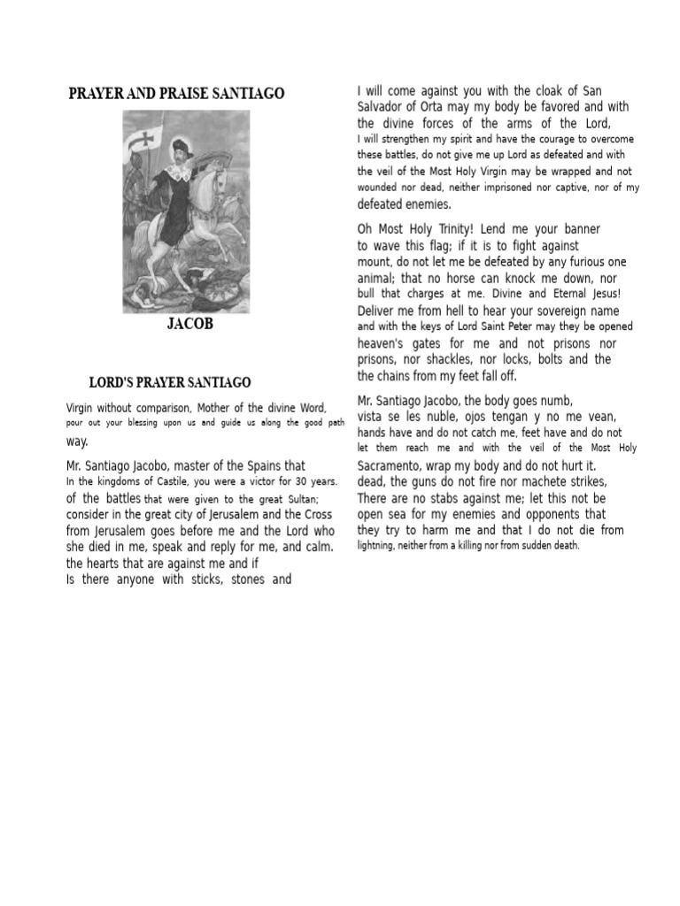 Prayer for Protection and Strength | PDF | Jesus | Religious Belief And ...