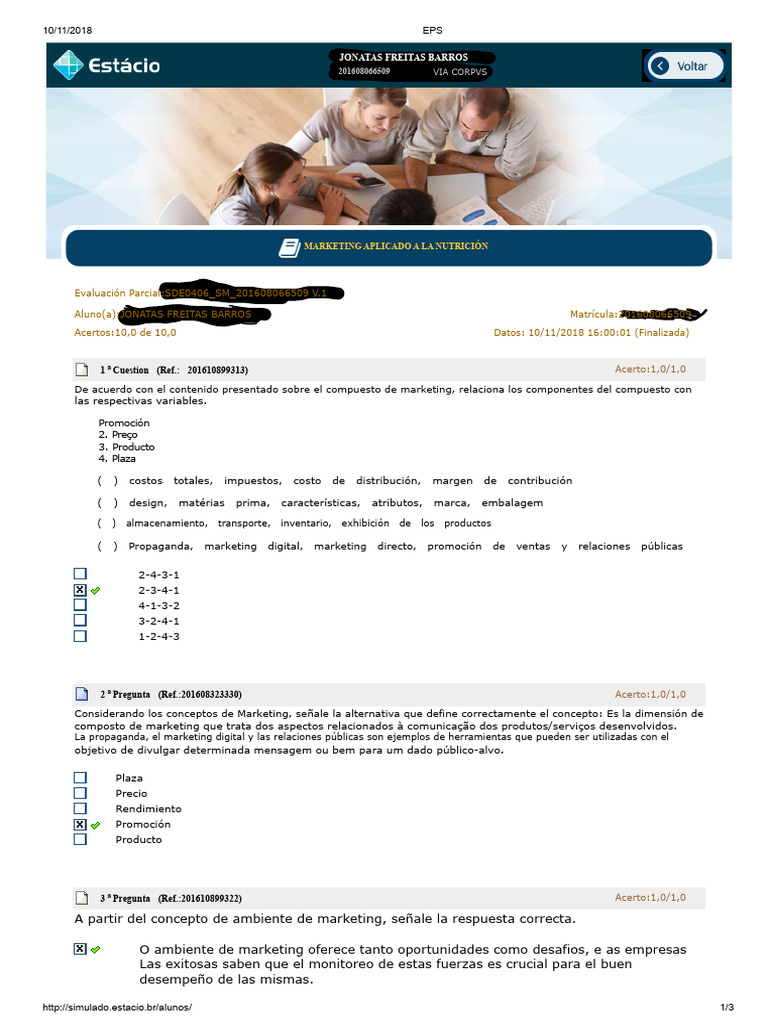 Avs Marketing Aplicado A Nutrición1 - Editado | PDF | Marketing | Los ...