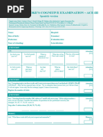 ACE Exam Scoring Instructions Guide | PDF