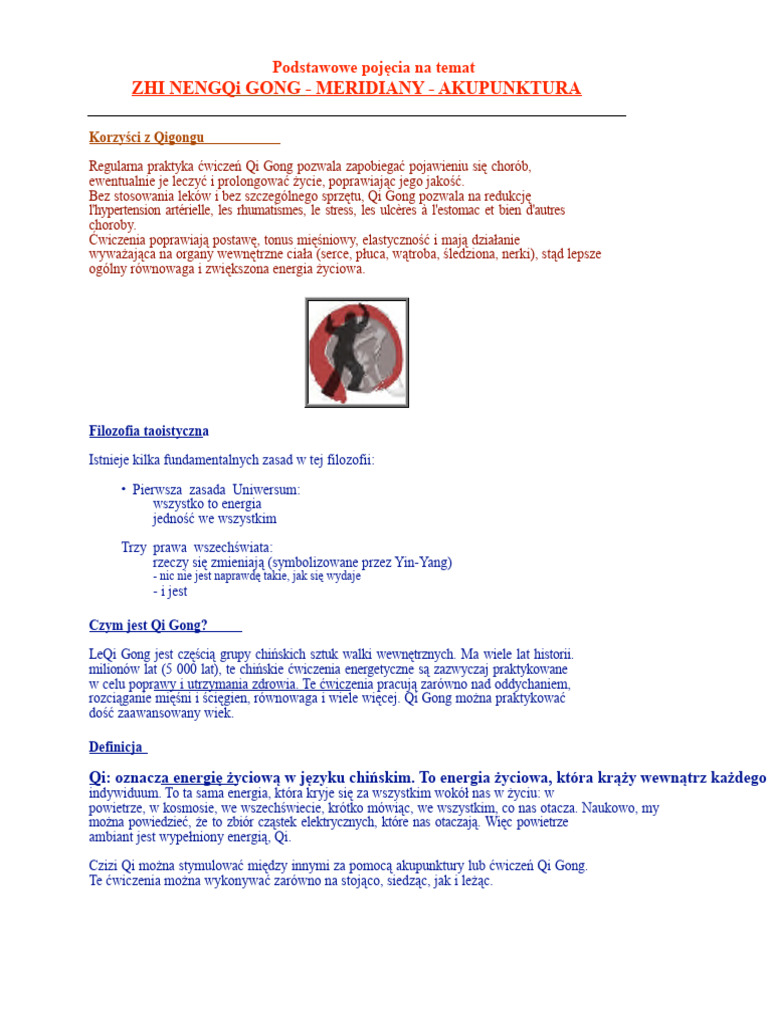 Meridiany Akupunktury | PDF