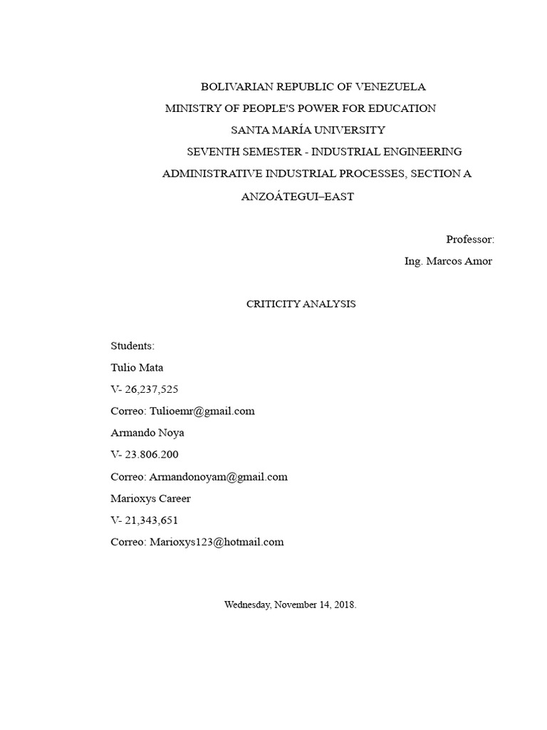 Criticality Analysis Methodology Guide | PDF | Reliability Engineering ...