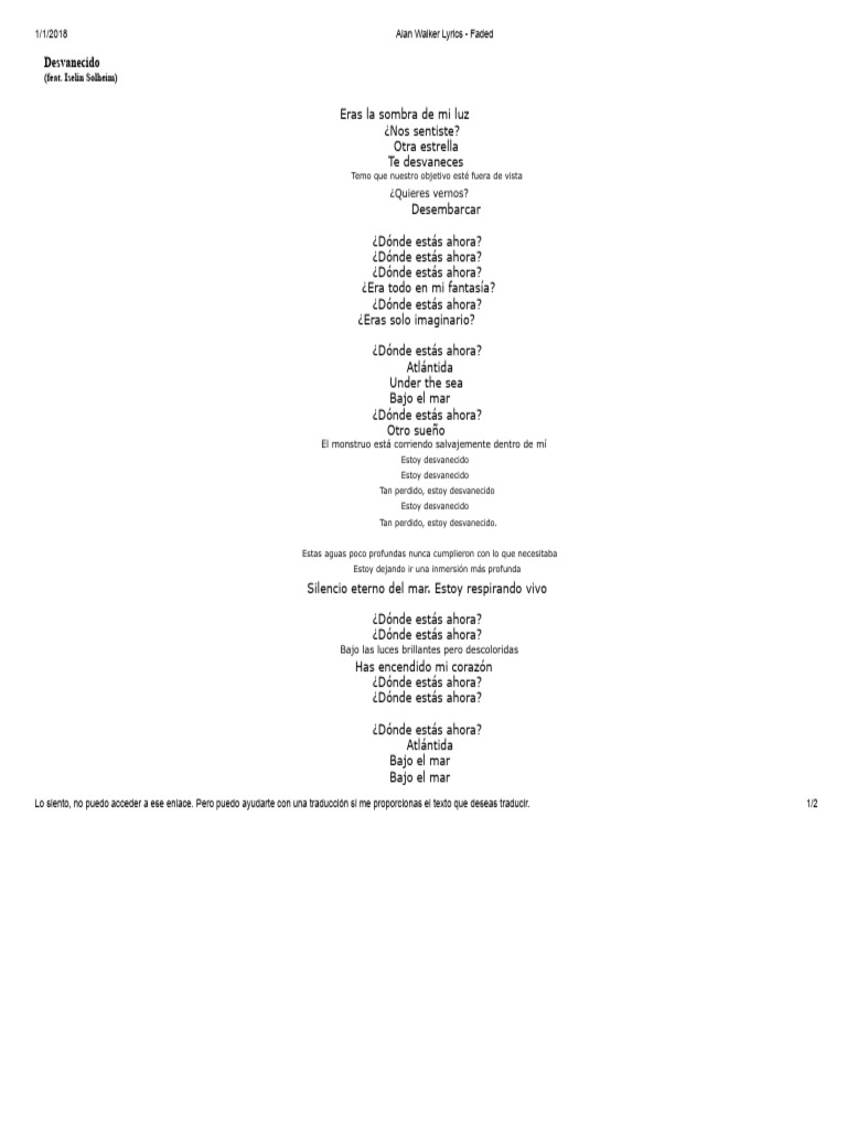 Letras de 