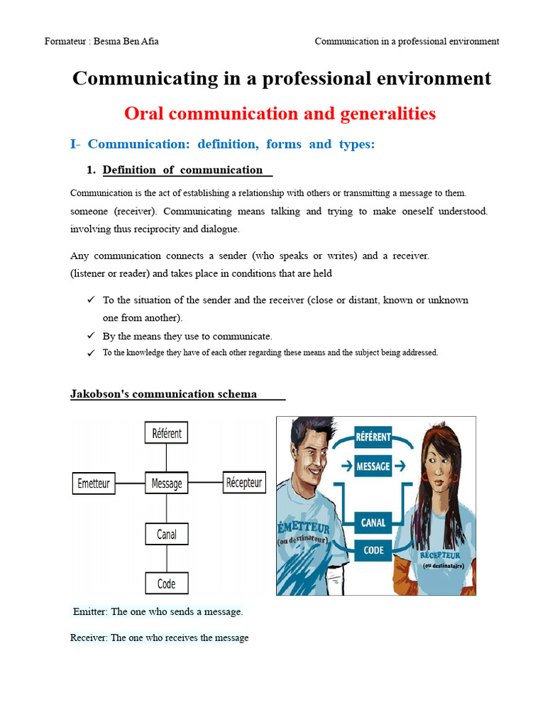 Professional Communication Essentials | PDF | Communication | Nonverbal ...