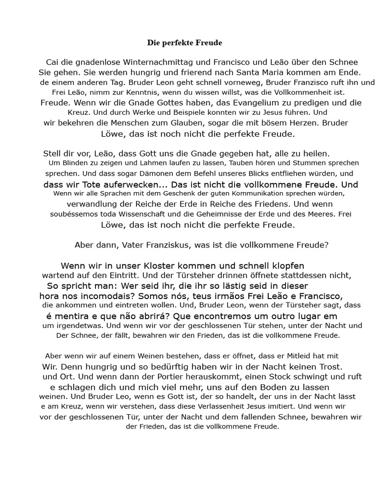 Die Perfekte Freude | PDF