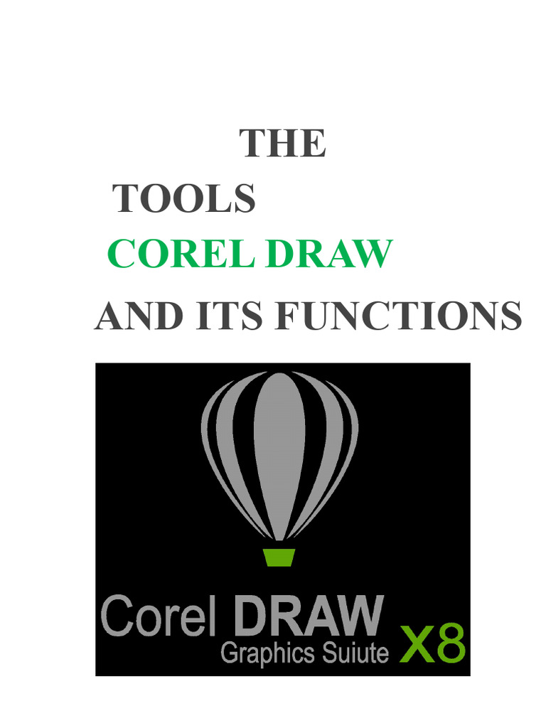 Corel Draw Tools and Functions Guide | PDF | Shape | Ellipse