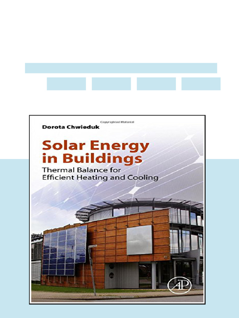 Solar Energy in Buildings Optimizing Thermal Balance for Efficient ...