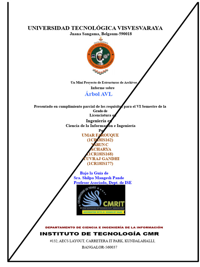 Informe sobre Árbol AVL en Estructuras de Archivos | PDF | Algoritmos y ...