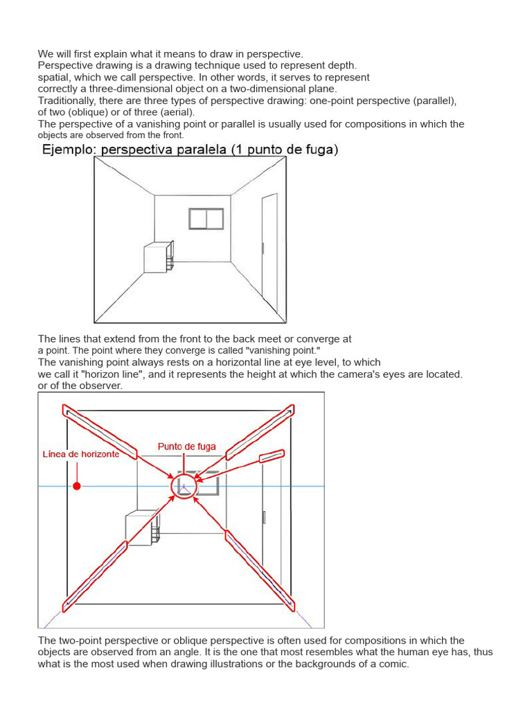Understanding Perspective Drawing Techniques | PDF | Perspective ...