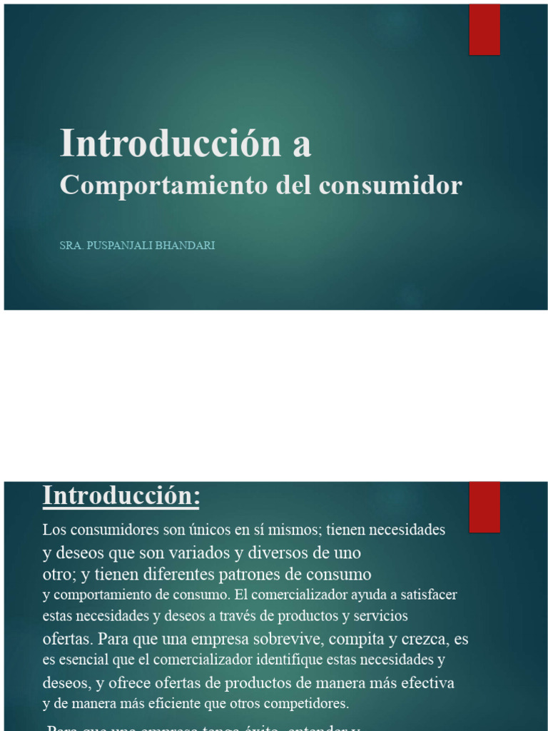 Comportamiento del Consumidor y Marketing | PDF | Comportamiento | Los ...