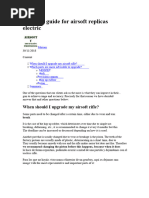 Airsoft FPS to Joules Conversion Chart | PDF | Projectiles | Ammunition