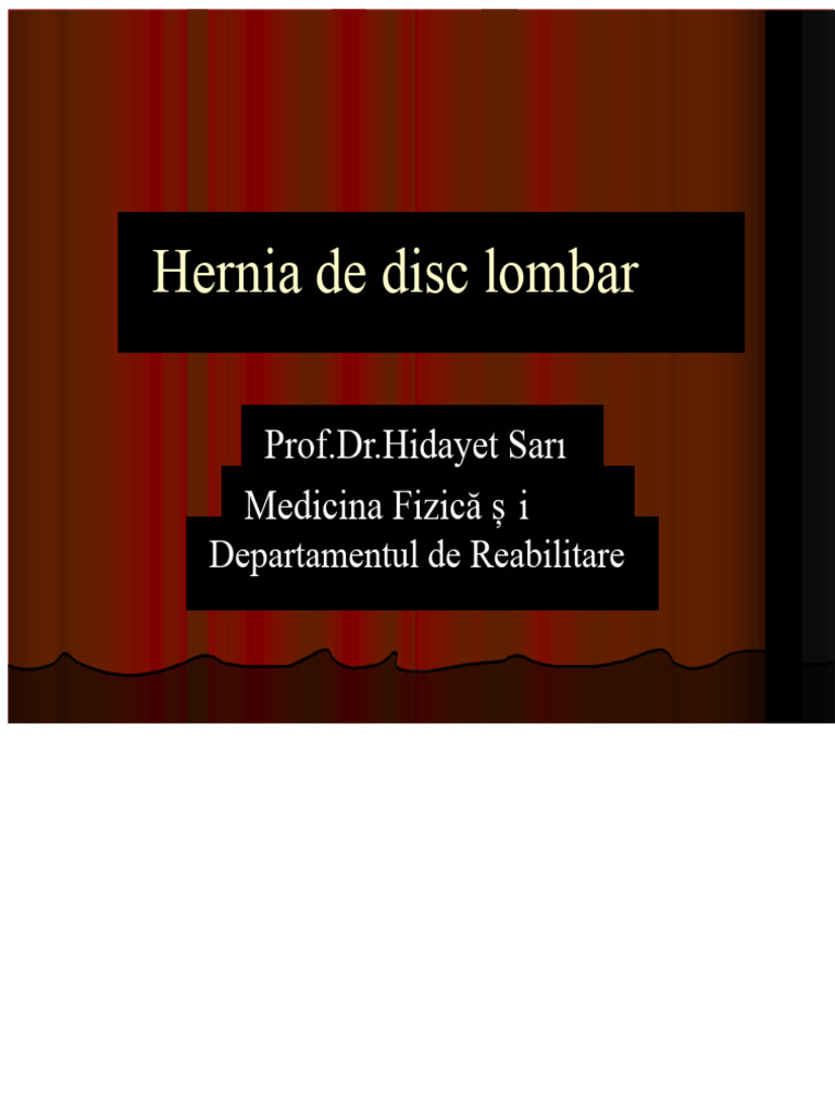 Hernia de Disc Lombar | PDF