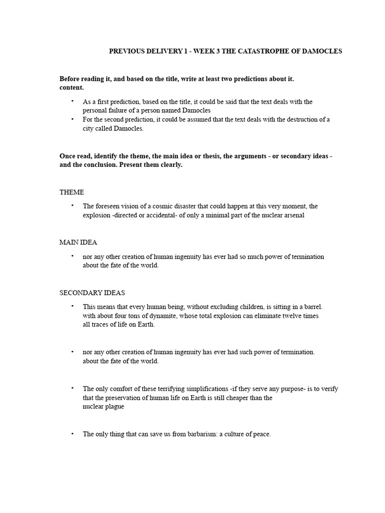 Delivery One Week in Advance 3 Techniques of Self-Directed Learning | PDF
