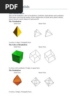 platonic solids