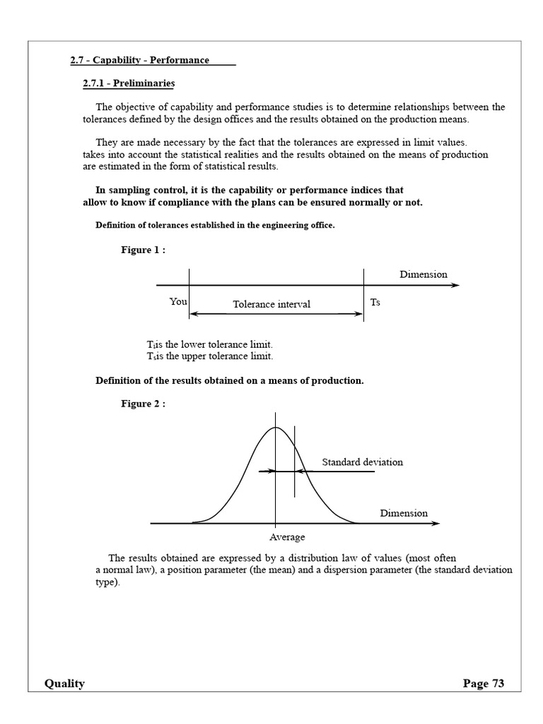 Capability and Performance Indices Guide | PDF | Engineering Tolerance ...