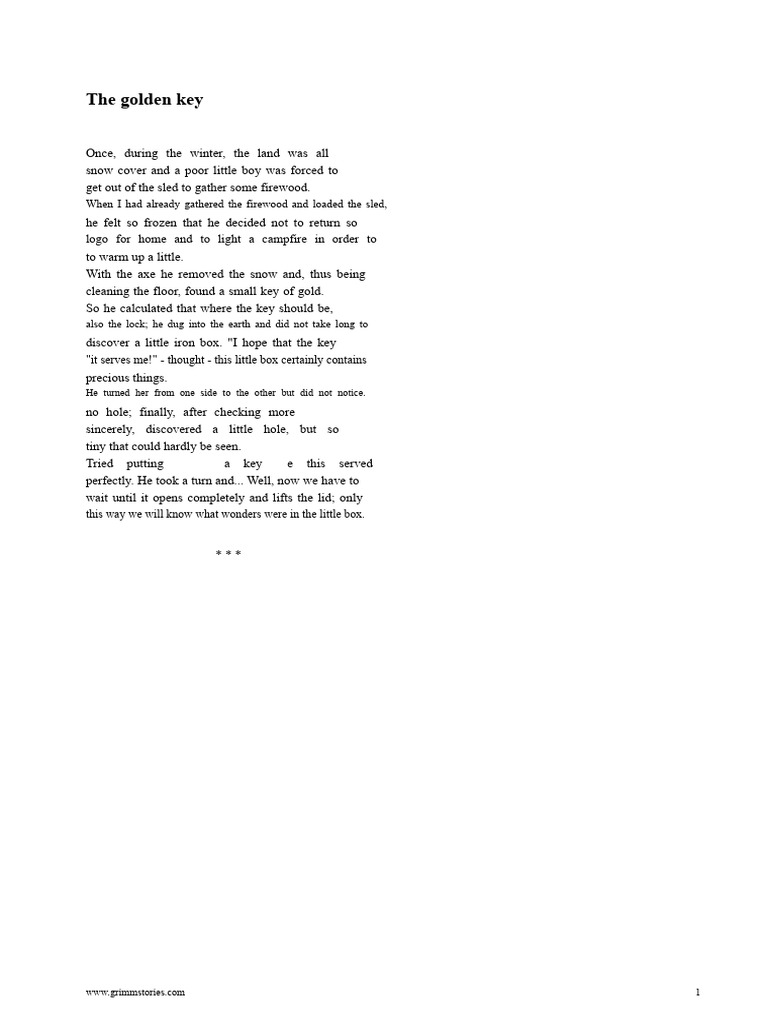 the golden key | PDF