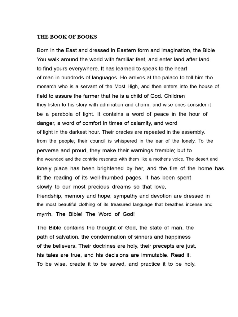Address Bible | PDF | Jesus | God In Christianity