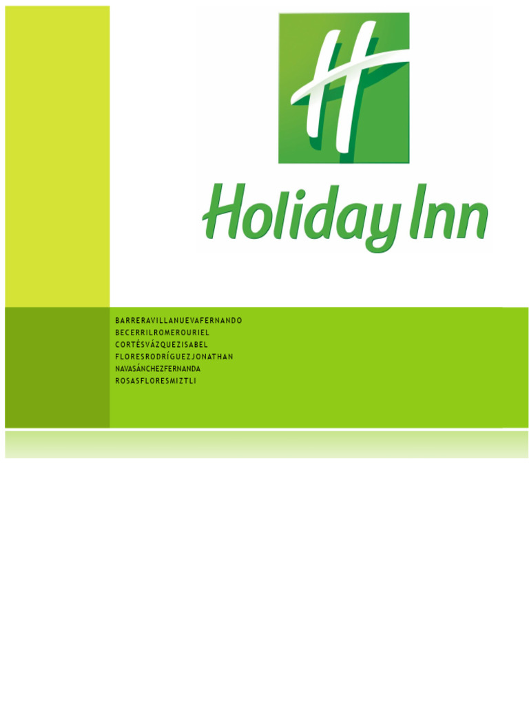 Services et installations de Holiday Inn | PDF | Visa Inc.