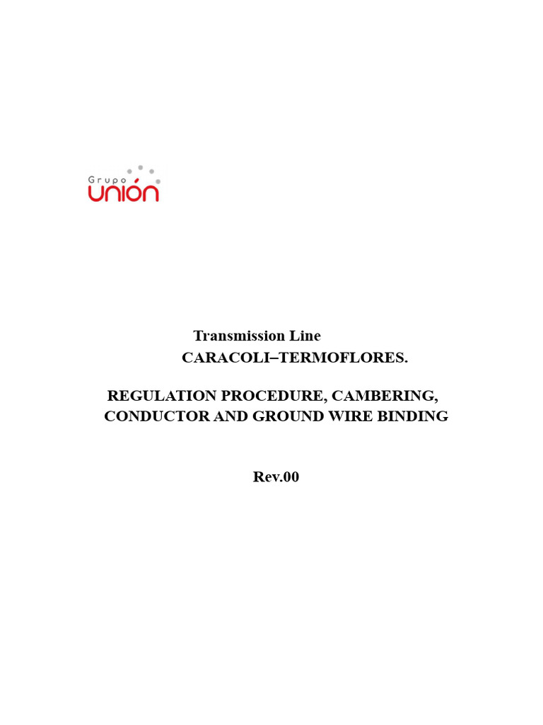 Caracolí-Termoflores Line Regulation Guide | PDF | Regulatory ...