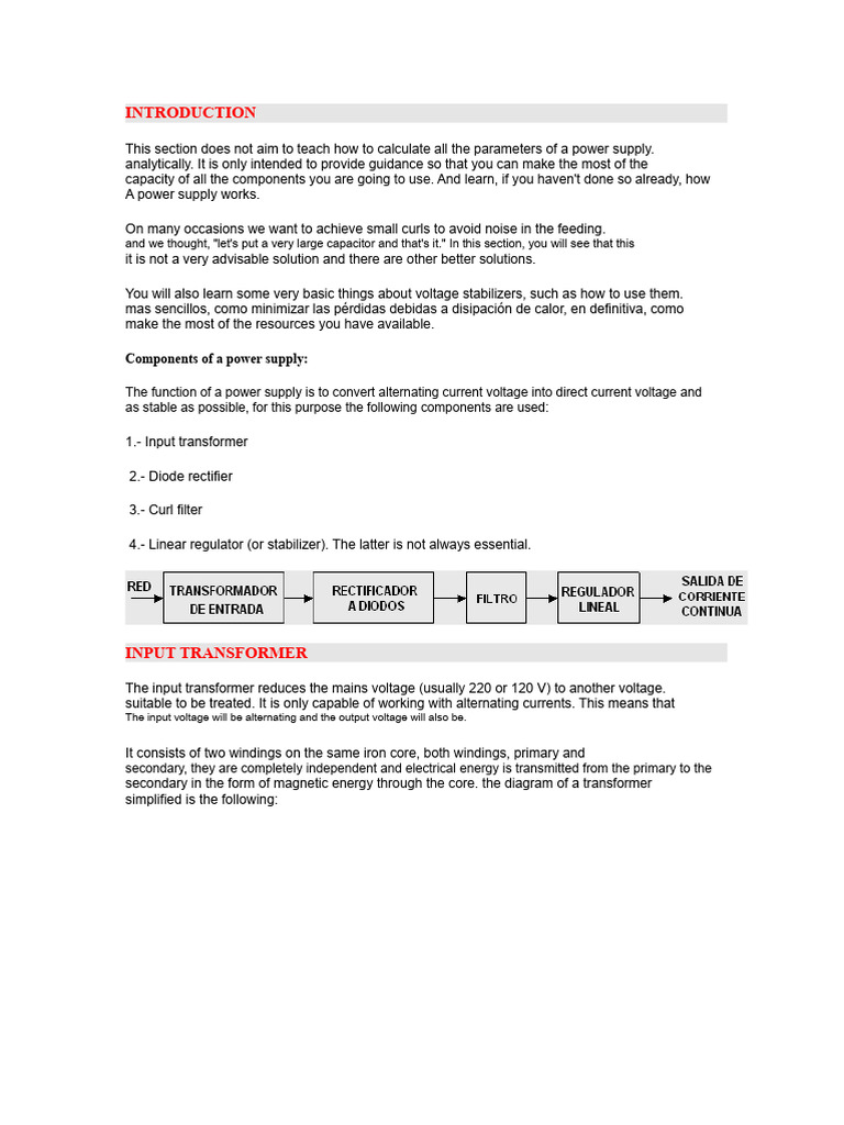 Power Supply Basics and Components Guide | PDF | Rectifier | Power Supply