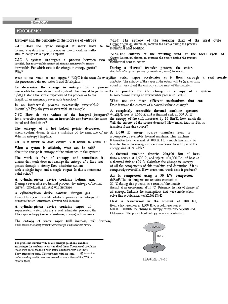 Understanding Entropy in Thermodynamics | PDF | Entropy | Heat