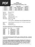 You Must Be Registered in One of The Following Lab Sections