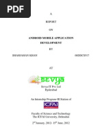 Download Report on Android Mobile Application Devlopment by Shahjahan  SN96165367 doc pdf