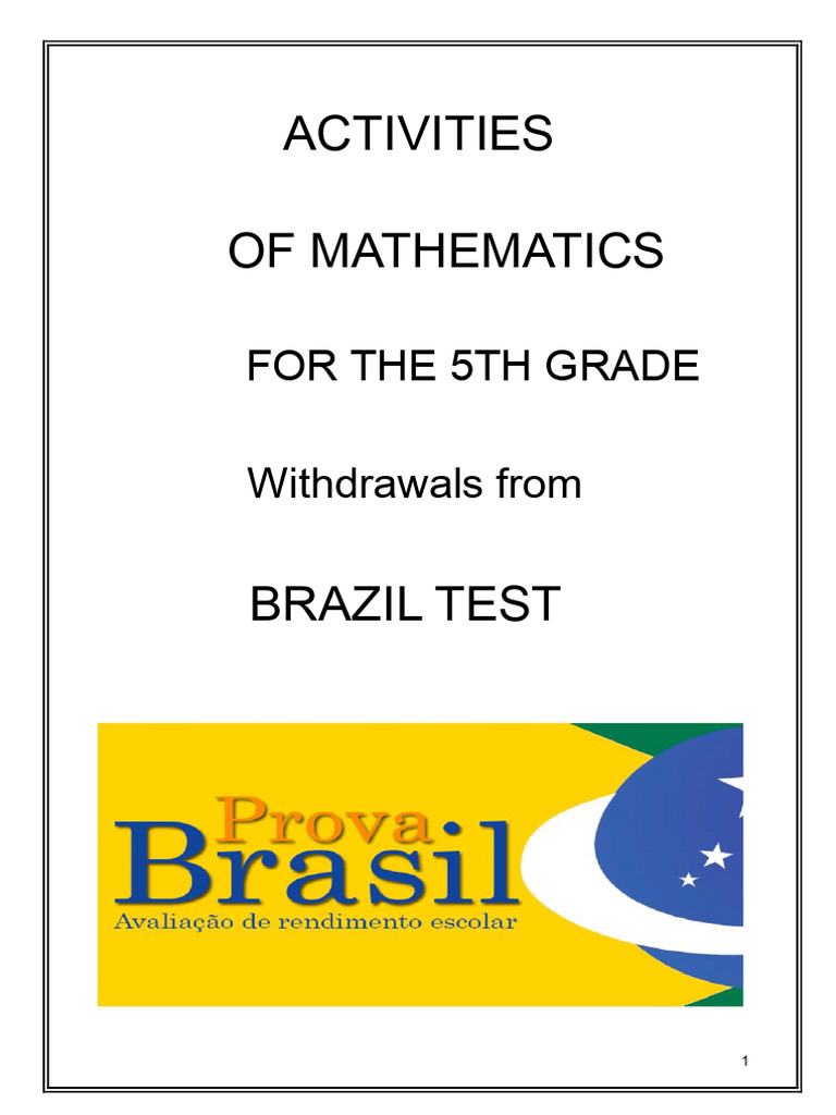 5th Grade Math Activities and Problems | PDF | Mathematics