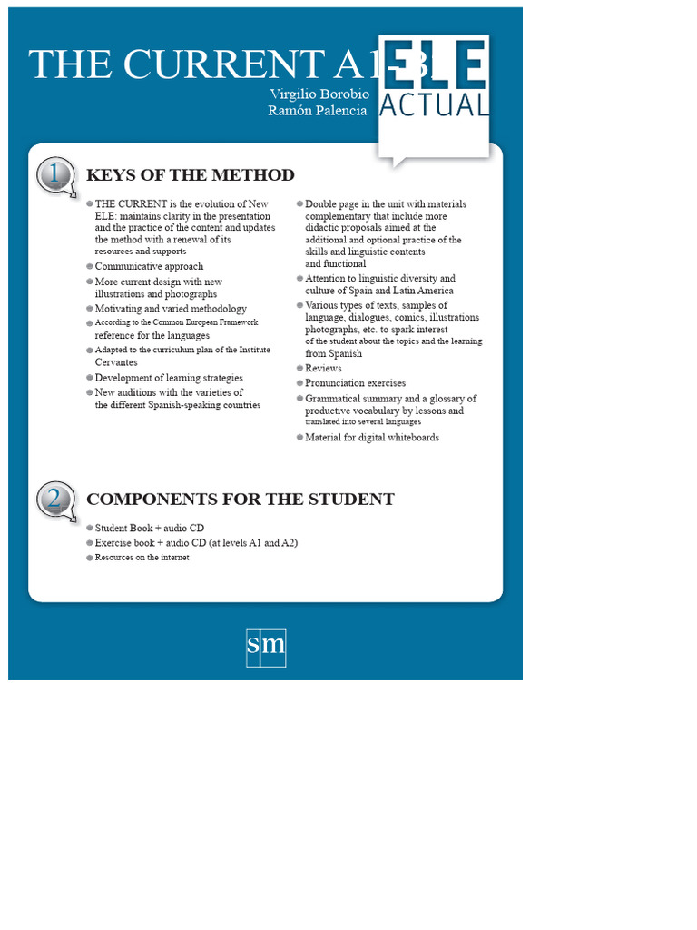 The Current A1-B2 Spanish Method | PDF | Teachers | Spanish Language