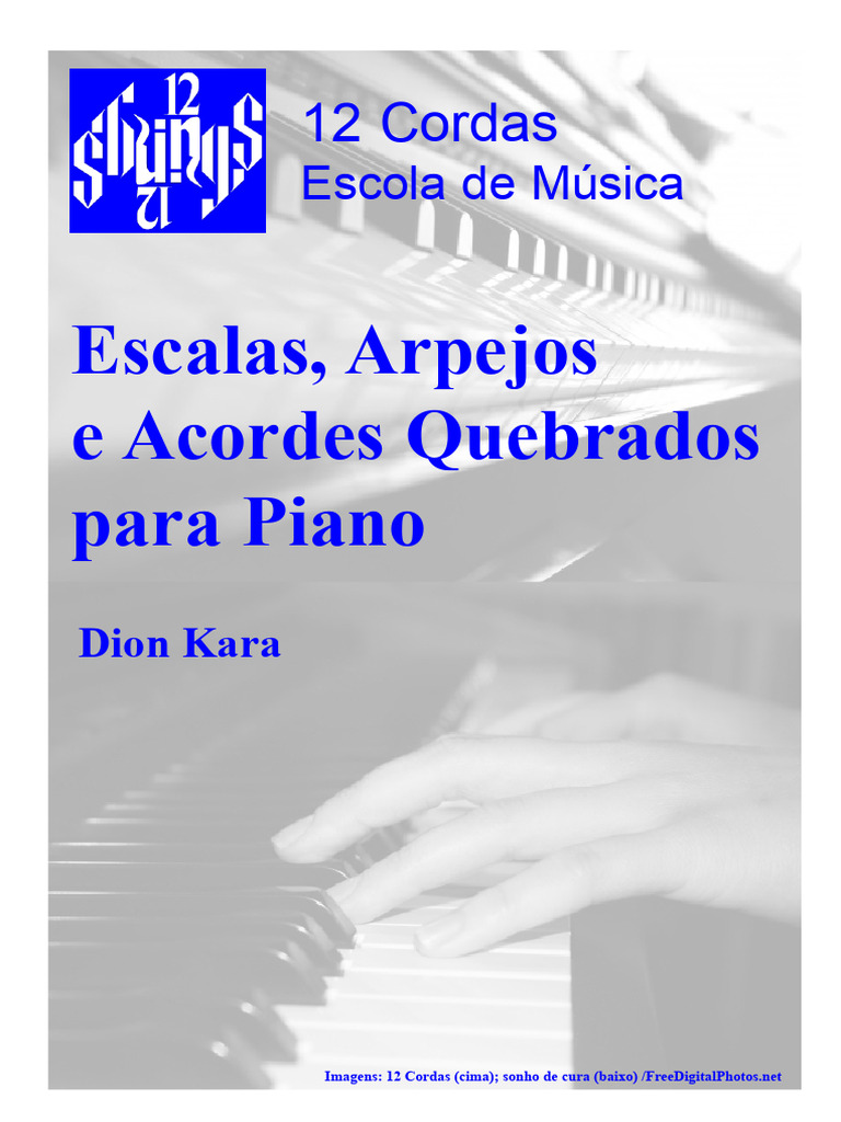 Escalas e Acordes para Piano: Guia Completo | PDF | Escala (música ...
