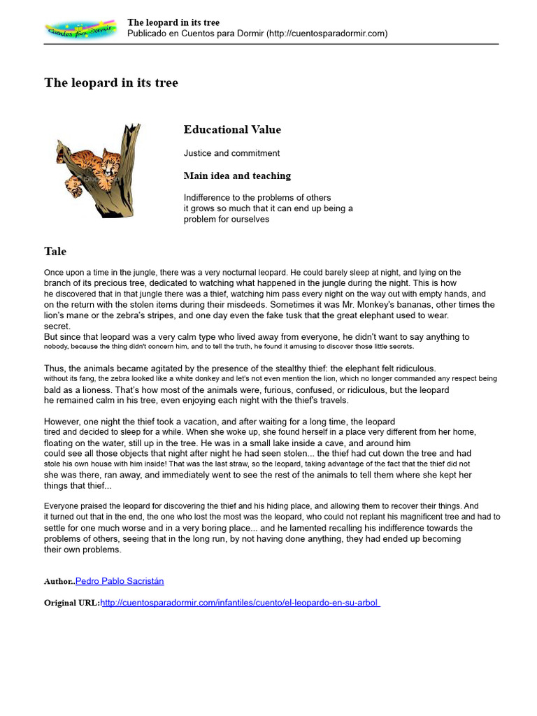 The Leopard's Lesson on Indifference | PDF