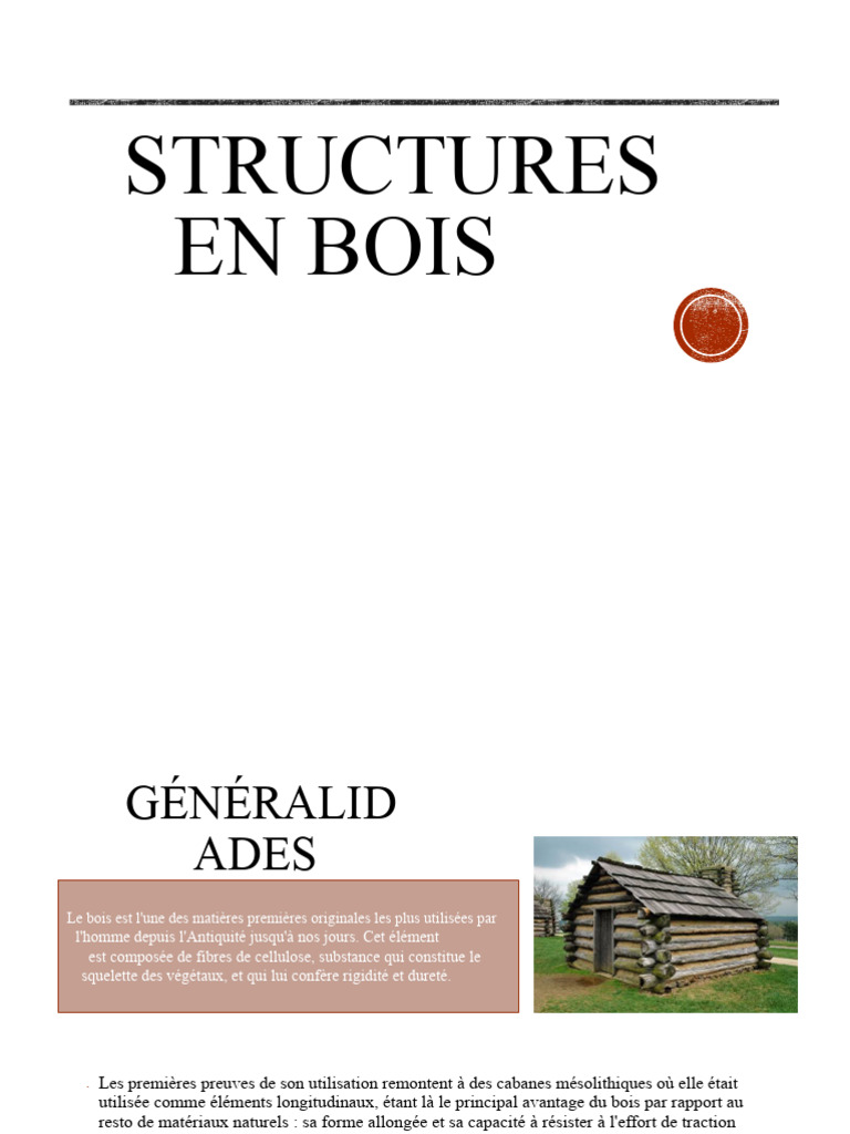 Structures en bois : types et applications | PDF | Bois (matériau de ...