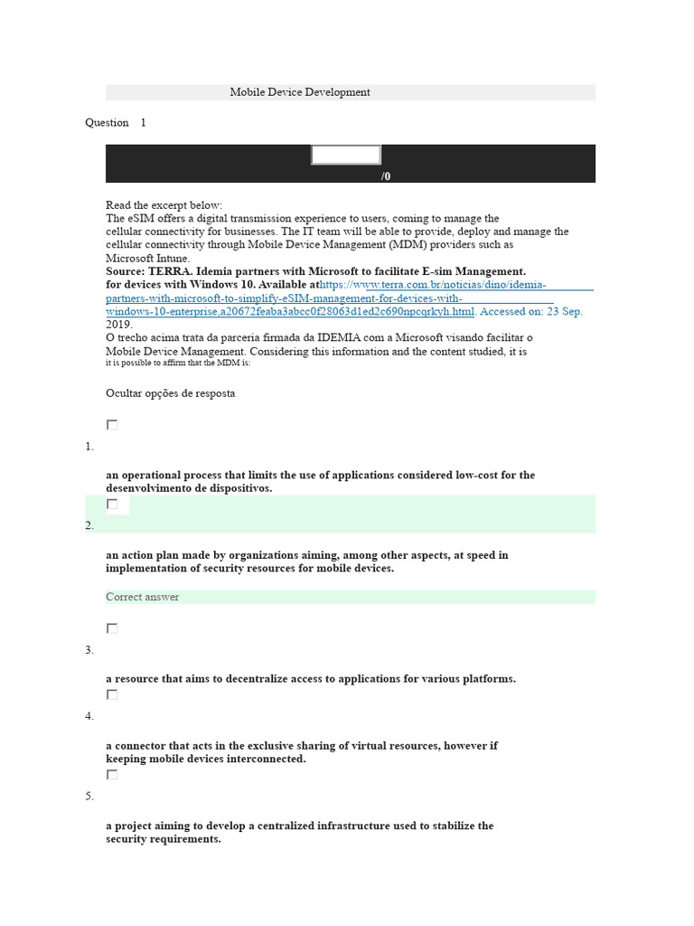 eSIM Management and Mobile Device Solutions | PDF | Smartphone ...