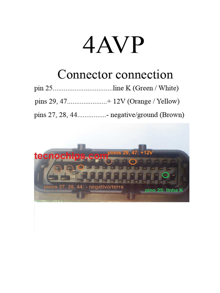 4AVP Connector Wiring Guide | PDF
