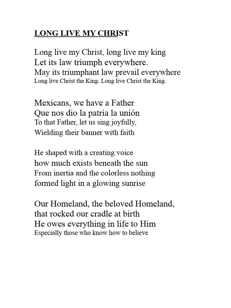 CHRIST THE KING CHANTS | PDF | Jesus | Religious Belief And Doctrine