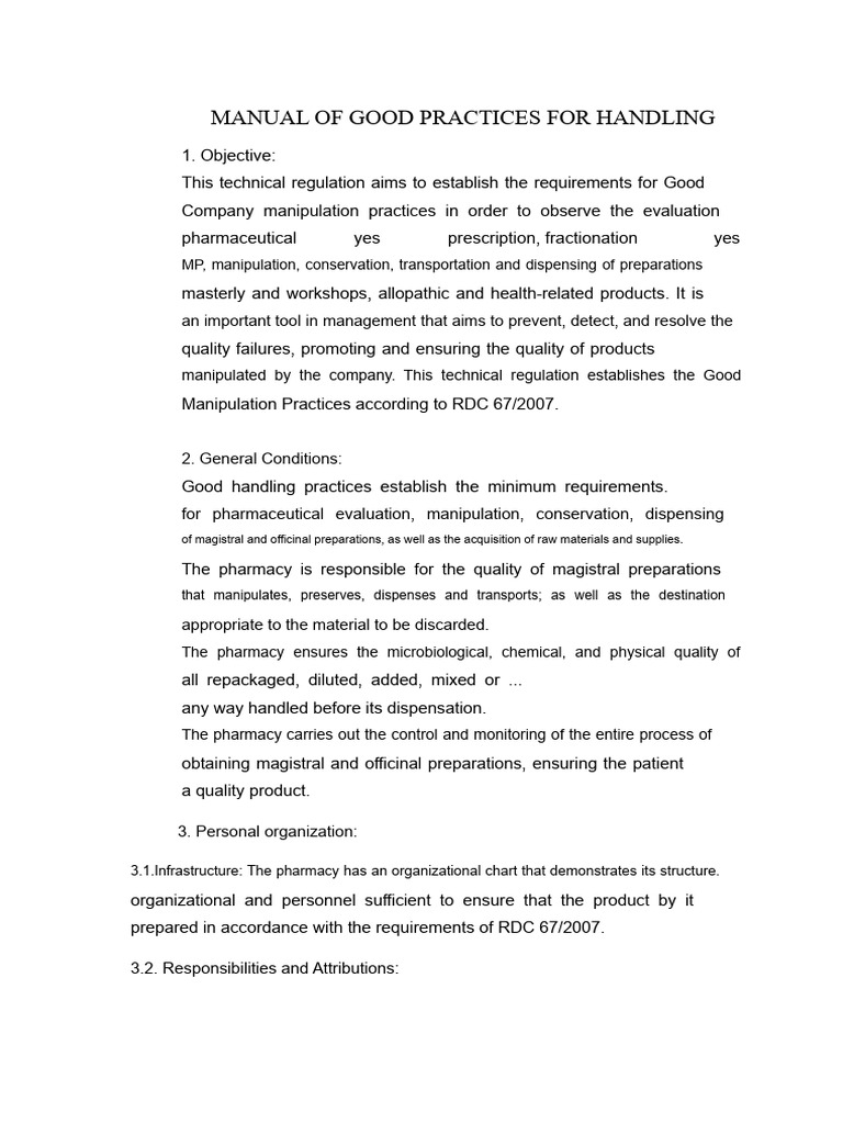 Good Practices for Pharmaceutical Handling | PDF | Pharmacy | Calibration