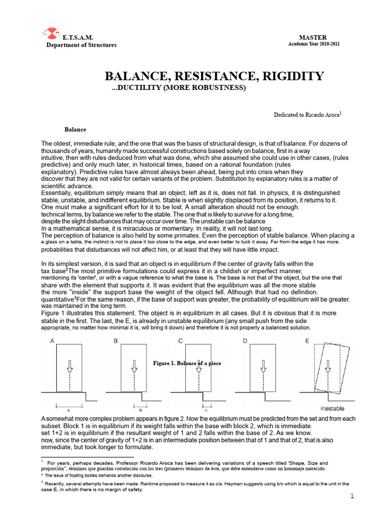 Understanding Structural Balance Principles | PDF | Deformation ...