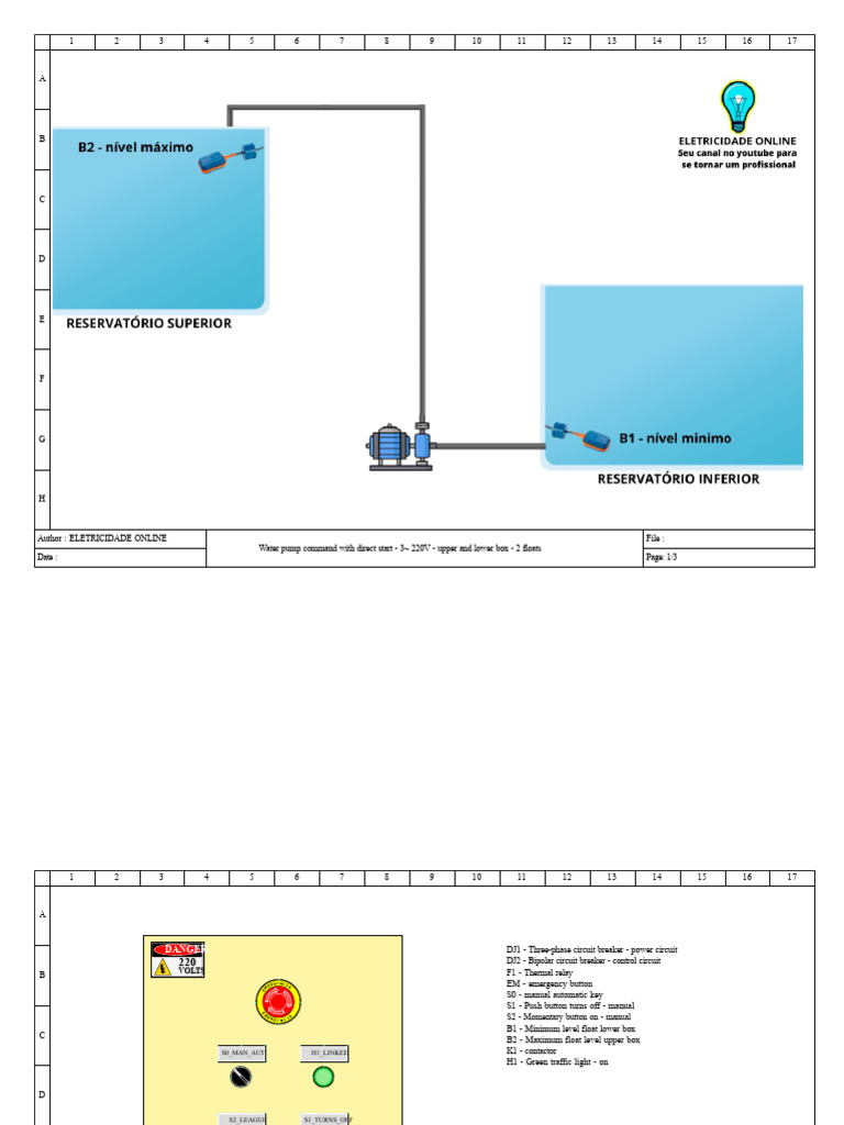 Water Pump Control Circuit Diagram | PDF | Electrical Equipment | Power ...