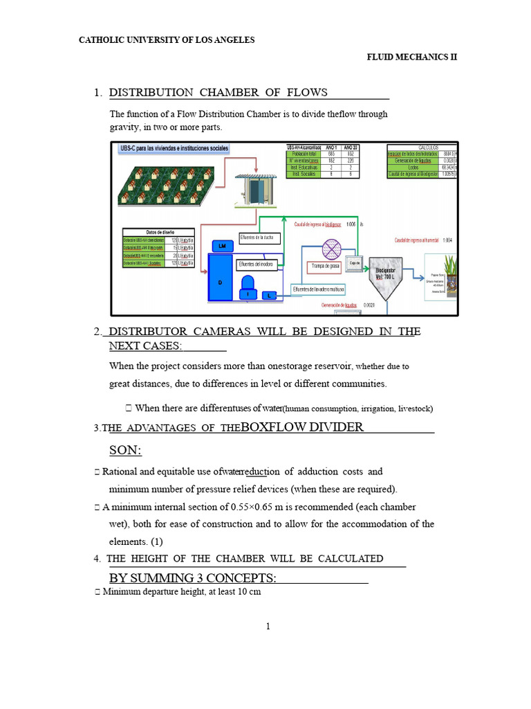 Flow Distribution Chamber Design Guide | PDF | Water | Civil Engineering