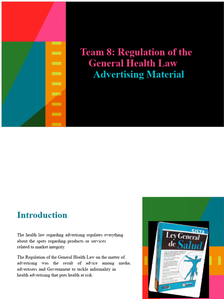 Regulating Health Advertising Compliance | PDF | Advertising | Brand